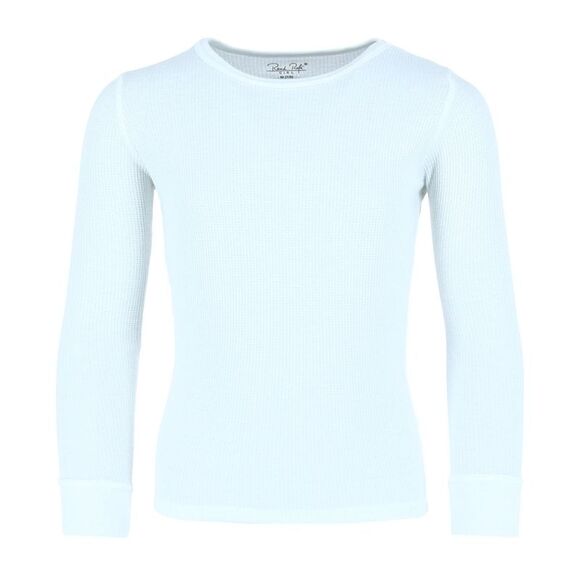 Rene Rofe Girl's Waffle Thermal Long Underwear 2-Piece Set - Picture 2 of 7